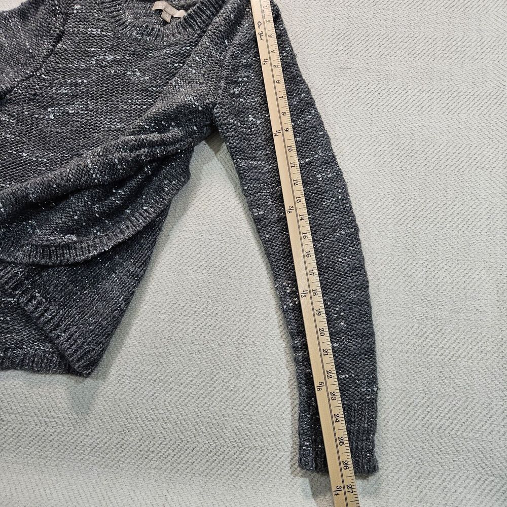 Banana Republic Sweater Womens Medium Open Cross‎ Back Shimmer Career Corporate - Picture 6 of 6